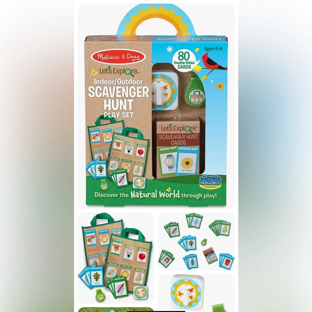 Melissa & Doug Let's Explore Scavenger Hunt Play Set New